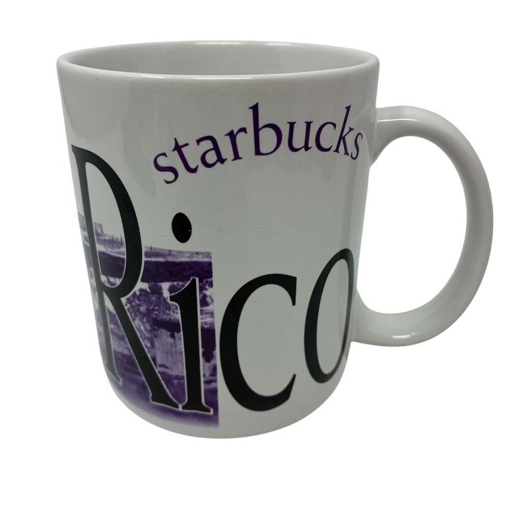 Starbucks Puerto Rico City Mug City’s Collector Series Purple & Black Mug Series